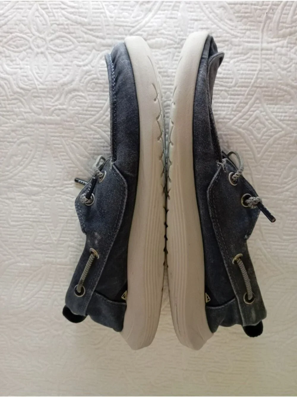 Reef Mens Swellular Pier Slip-On Boat Shoes In Navy Size 11 US